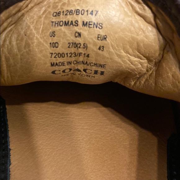 COACH “Thomas” Loafers Sz: 10 - Picture 6 of 8